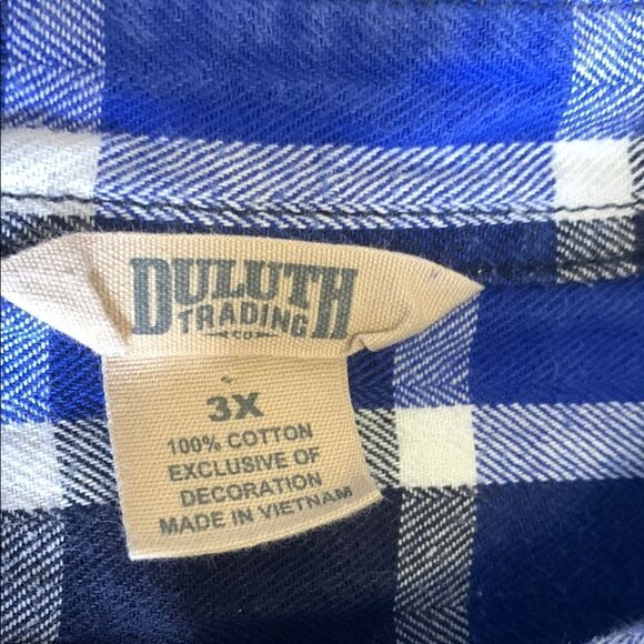 DULUTH TRADING CO., Plaid Button-Up Shirt - Picture 5 of 9